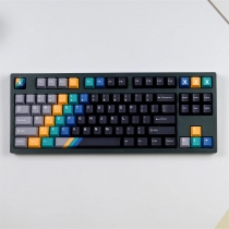 Record 104+25 PBT Dye-subbed Keycaps Set Cherry Profile for MX Switches Mechanical Gaming Keyboard